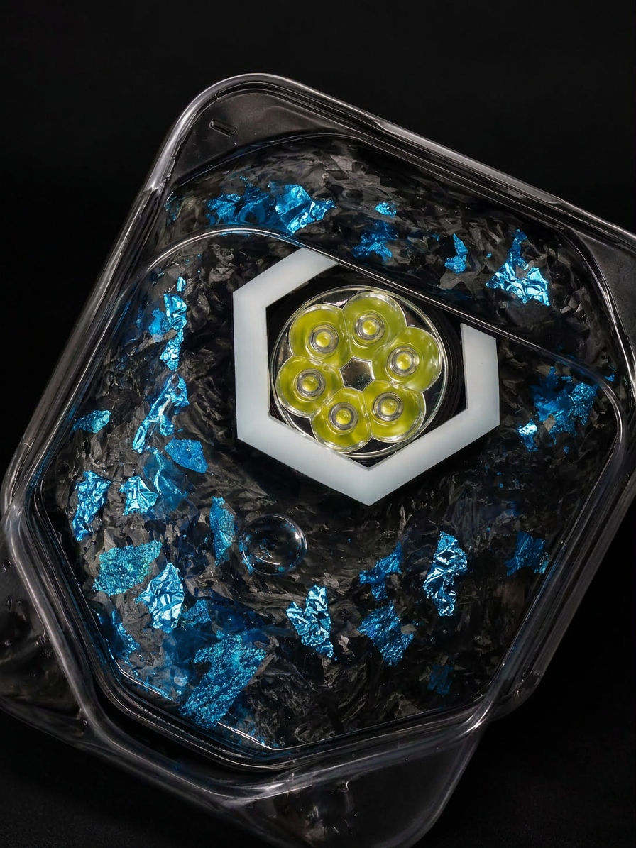 Carbon Headlight Husqvarna 2016-2023 / Carbonlab X Angelbeam