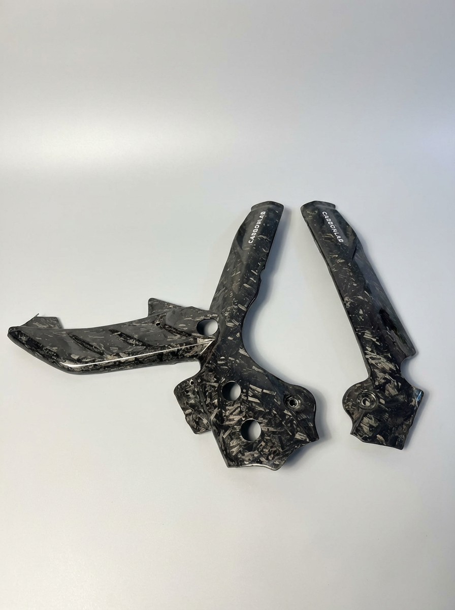 KTM exc 300 tpi 2022 | Frame guards | Normal premium carbon with purple flakes| Masl0k_ on TikTok