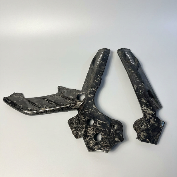 KTM exc 300 tpi 2022 | Frame guards | Normal premium carbon with purple flakes| Masl0k_ on TikTok